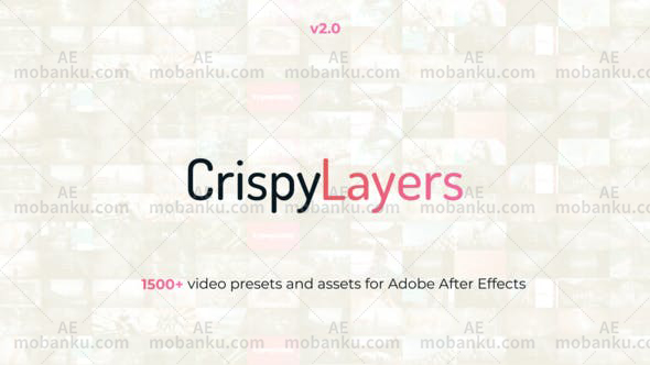 AE模板-1500+视频特效转场调色背景片头包装素材工具包V2