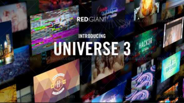 红巨星特效预设库套装 Red Giant Universe V3.3.3 AE/Premiere/FCPX/达芬奇/OFX Win/Mac破解版 + 序列号
