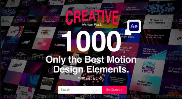 AE+Premiere/PR脚本-1000组文字标题排版片头人名字幕条指示线背景动画预设