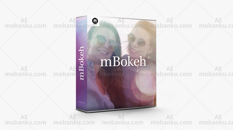 虚焦梦幻背景视频素材 MotionVFX – mBokeh – 100 Organic 2K bokeh elements