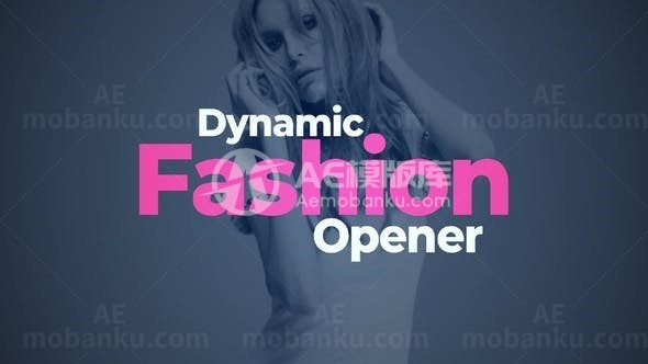 动态时尚片头AE模板