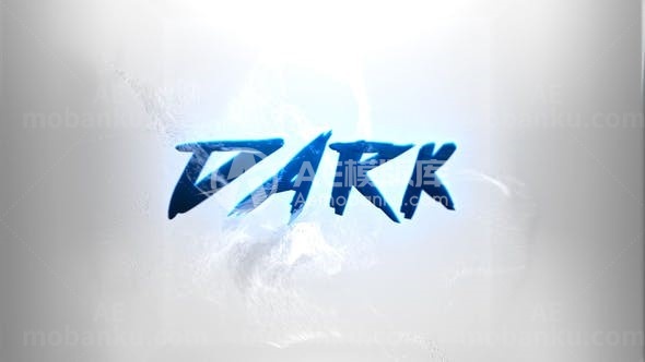 方框展示效果标志展示AE模板