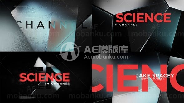 电视频道科技栏目时间安排AE模板