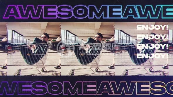 现代风格视频片头AE模板