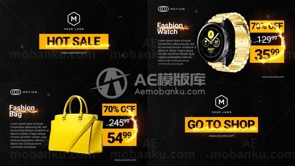 黑色星期五产品促销AE模板