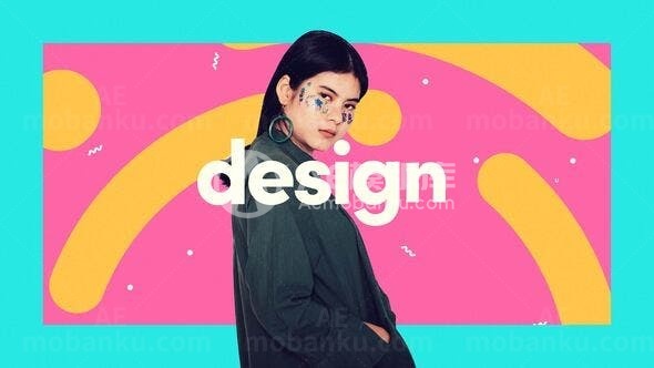 现代时尚风格片头AE模板