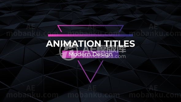 新闻滚动条排版展示AE模板