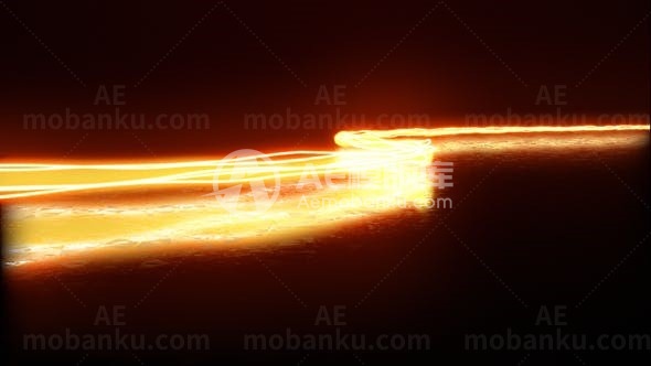 快速闪光粒子线标志AE模板