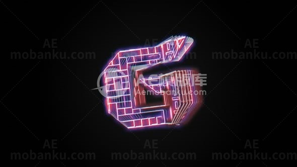 3D故障全息标志AE模板