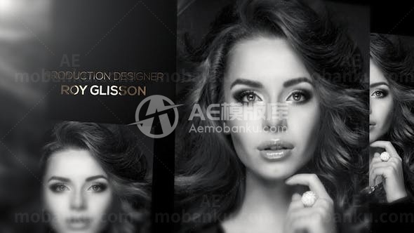 奢侈品展示幻灯片片头AE模板