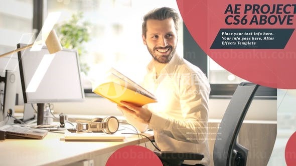 公司企业宣传幻灯片AE模板