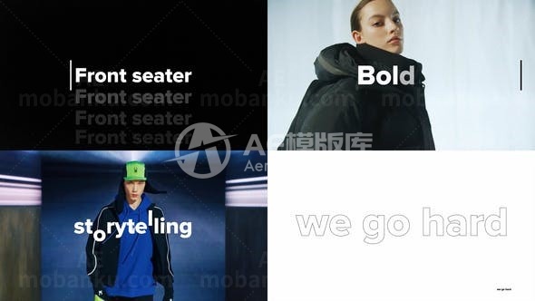 快速时尚节奏广告宣传片AE模板