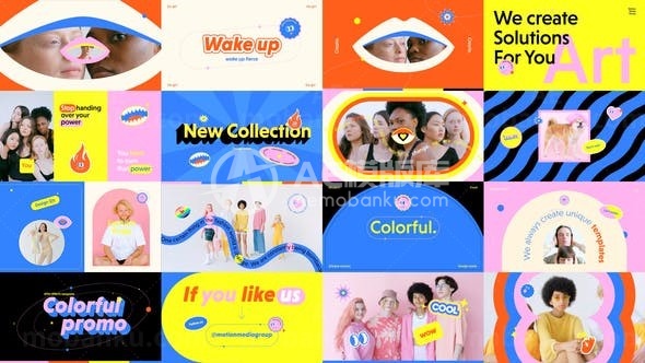 时尚广告视频展示AE模板