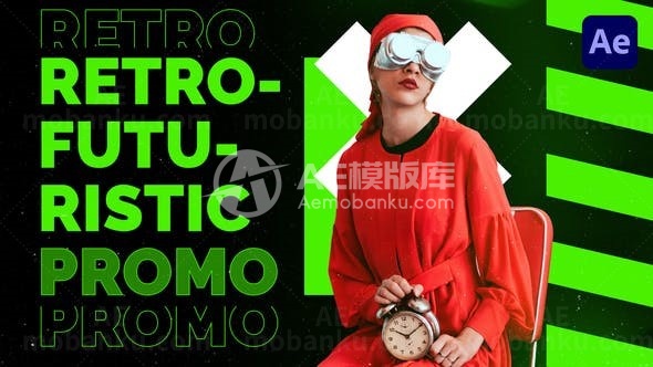 复古噪点效果宣传片AE模板