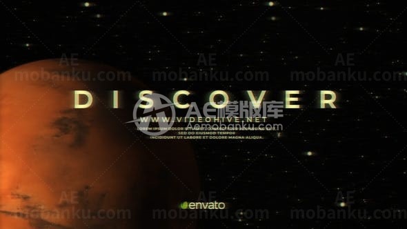 故障效果片头标志AE模板