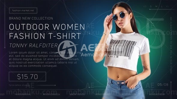 时尚商品销售广告宣传AE模板