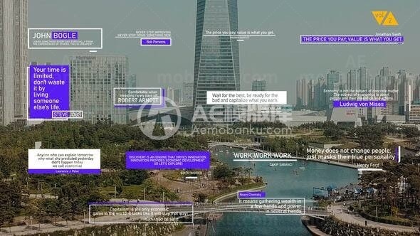 企业品牌字幕标题包AE模板
