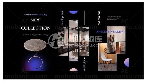 手机端家居设计视频展示AE模板