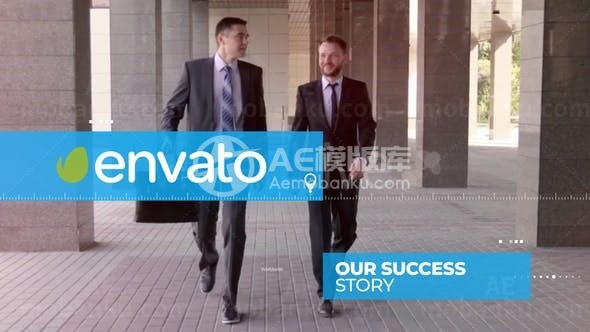 现代风格企业发展展示AE模板