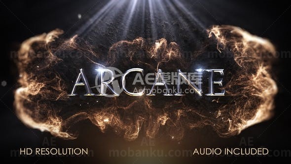 火焰特效影视标志展示AE模板