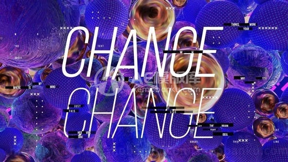 时尚抽象艺术广告片头AE模板