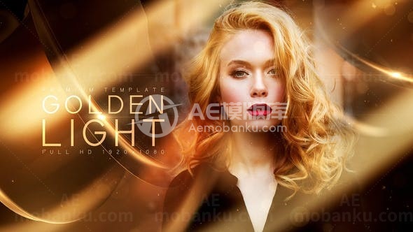 金色奢华效果颁奖典礼片头AE模板