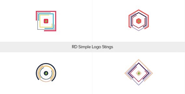 平面简单标志展示AE模板