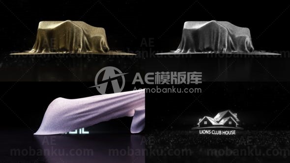 豪华地产标志展示AE模板