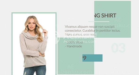 时尚服装促销广告宣传AE模板