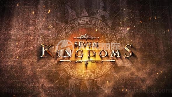 大型神话传奇游戏预告片AE模板