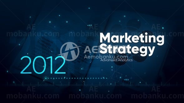 数字企业时间变迁展示AE模板