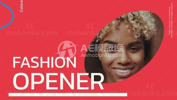 时尚动态版式片头AE模板