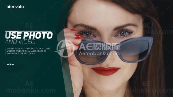 企业工作环境展示幻灯片AE模板