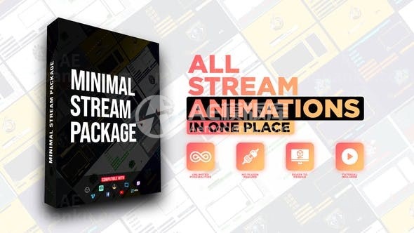 动画效果游戏加载进度包AE模板