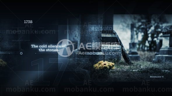 时间记录时刻变迁AE模板