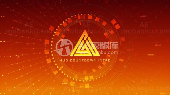 界面倒计时片头AE模板