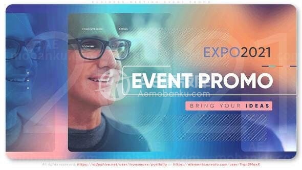 商业会议活动宣传AE模板