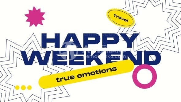 时尚博客网络元素片头AE模板