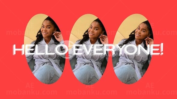 时尚博主视频片头AE模板