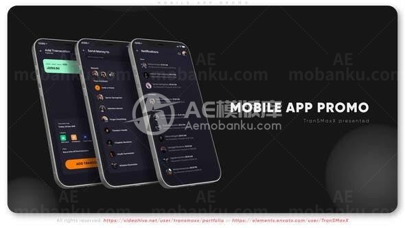 手机应用广告宣传AE模板