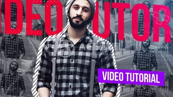 定格视频展示AE模板