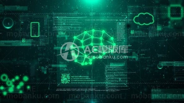 创新科技网络数字信息展示AE模板