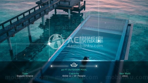 开发商住宅酒店公寓广告图文展示片头AE模板