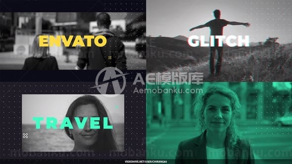 现代时尚风格幻灯片AE模板