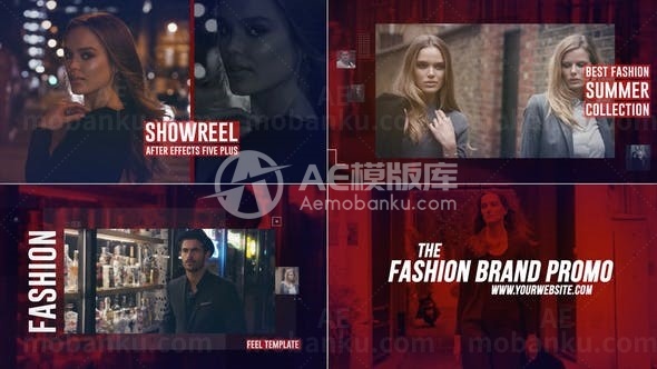 时尚品牌广告宣传AE模板