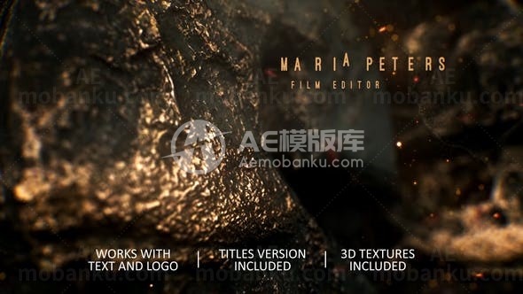 大型三维动画标志片头AE模板