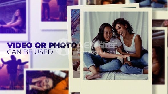 快速照片幻灯片AE模板