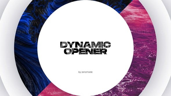 动态文字板式片头AE模板