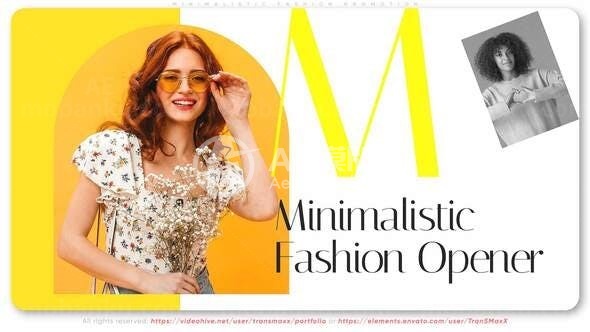 简洁时尚服装宣传AE模板