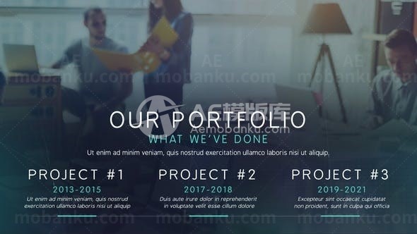 公司商务图文宣传AE模板